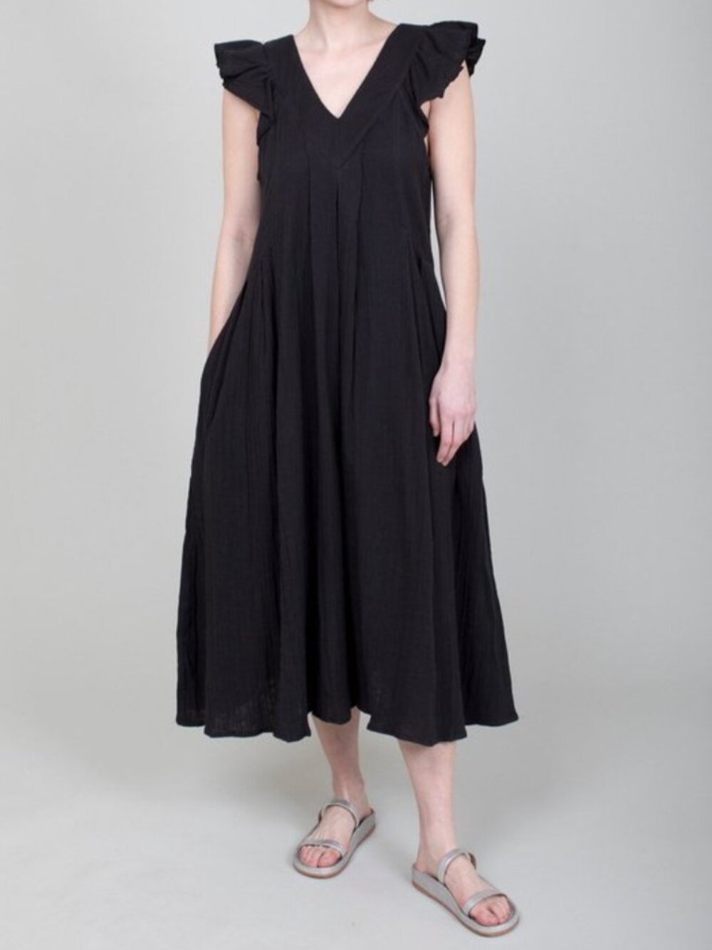 Mille Catarina Cotton Gauze Midi Dress